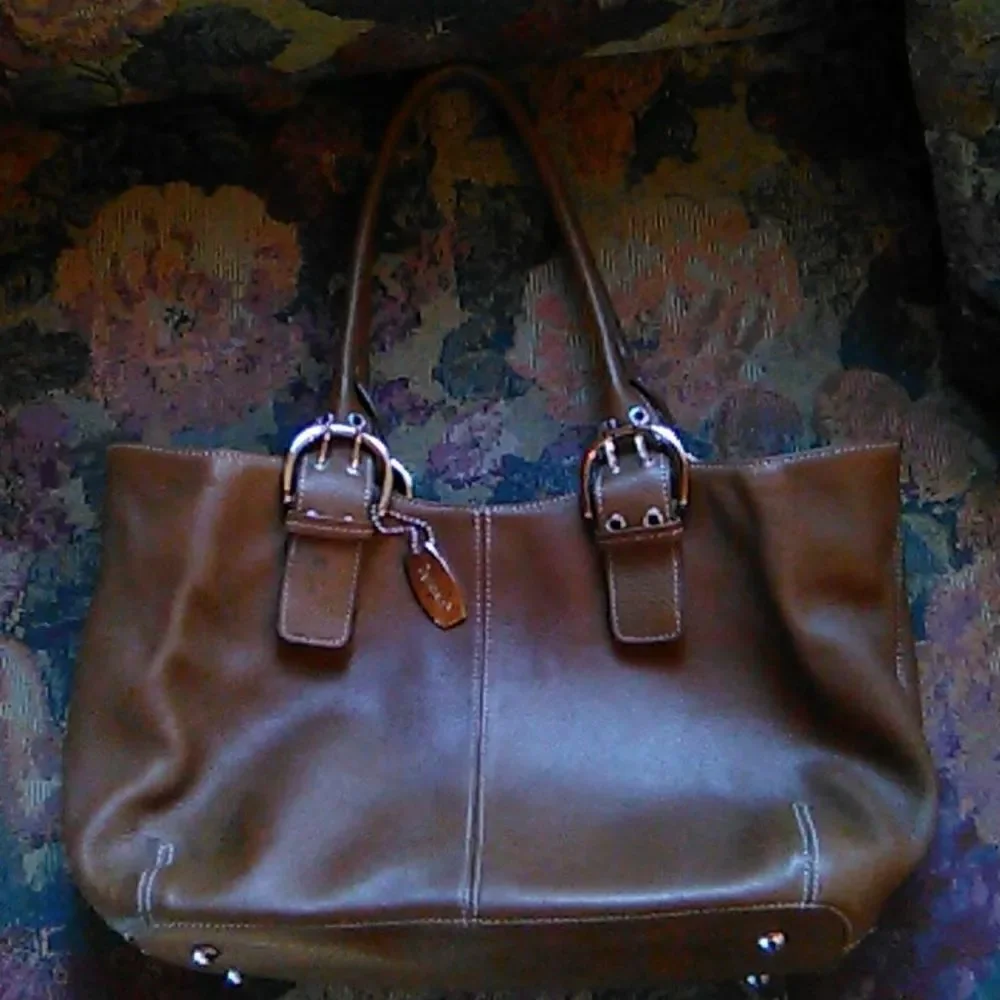 Tignanello Luggage Tan Satchel